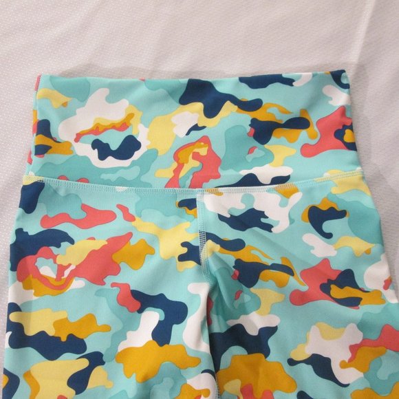 🥰 CHAMPION AUTHENTIC CAMO TEAL ABSTRACT LEGGINGS – SIZE S - Picture 6 of 12